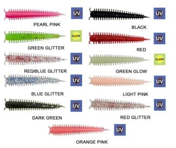 Kendo Zombie Worm Lrf Silikonu 4cm 8 Adet