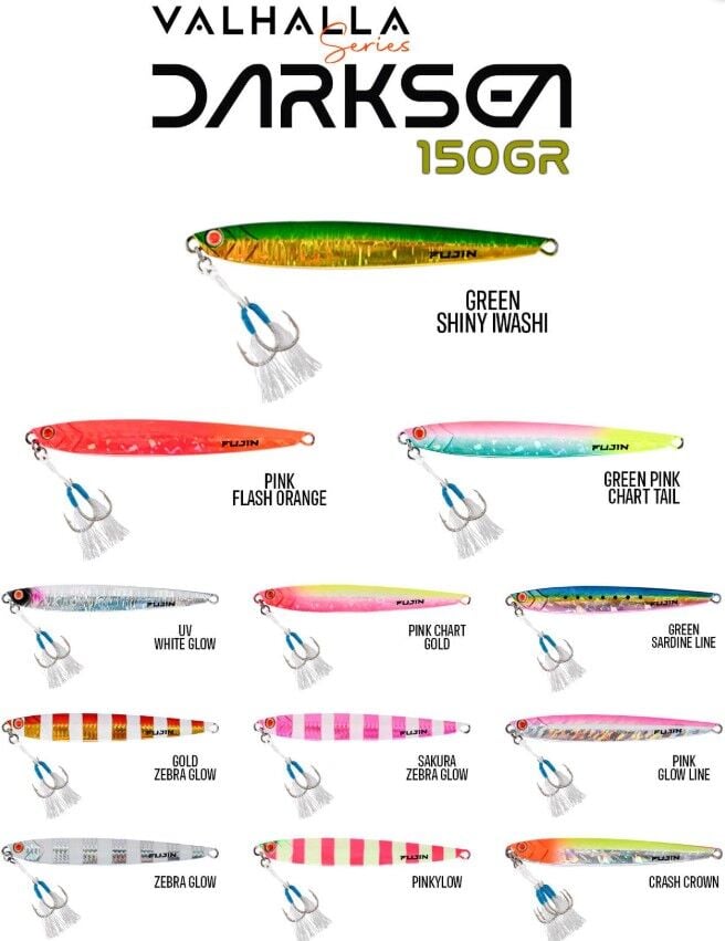 Fujin Valhalla Darksea 150gr Metal Jig Yem