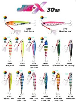 Fujin Jig-X 30gr Light Jigging jig Yem