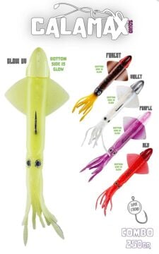 Fujin Calamax 250gr Combo Squid Silikon Yem