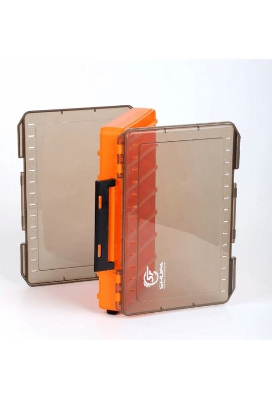 SHUFA Lure Box Çift Taraflı Kutu 110mm - Turuncu Plasticbox F04 XS