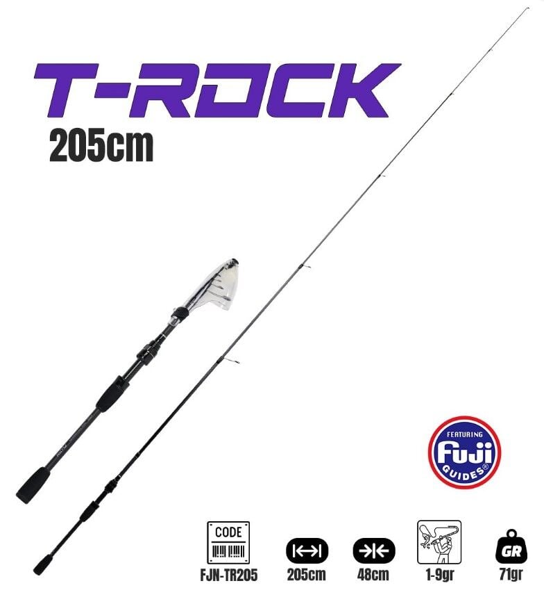 Fujin T-Rock 205cm 1-9gr Teleskopik LRF Kamışı