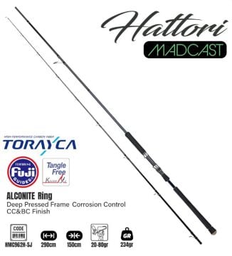 Fujin Madcast 290cm 20-80gr Shore Jig Kamışı
