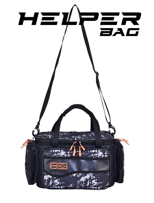 Fujin Black Camo Helper Bag - Balıkçı Çantası