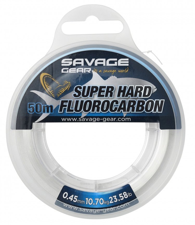 Savage Gear Super Hard Fluorocarbon 50 M Clear 0.55 MM 15.90 KG 35.05 LB