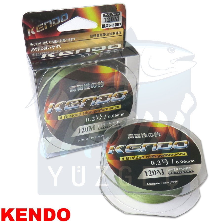 Kendo Dynema 4 Örgü 120Mt (Green)-0.20mm