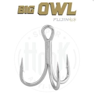 Fujin Big OWL Süper Anti-Rust Üçlü Kanca