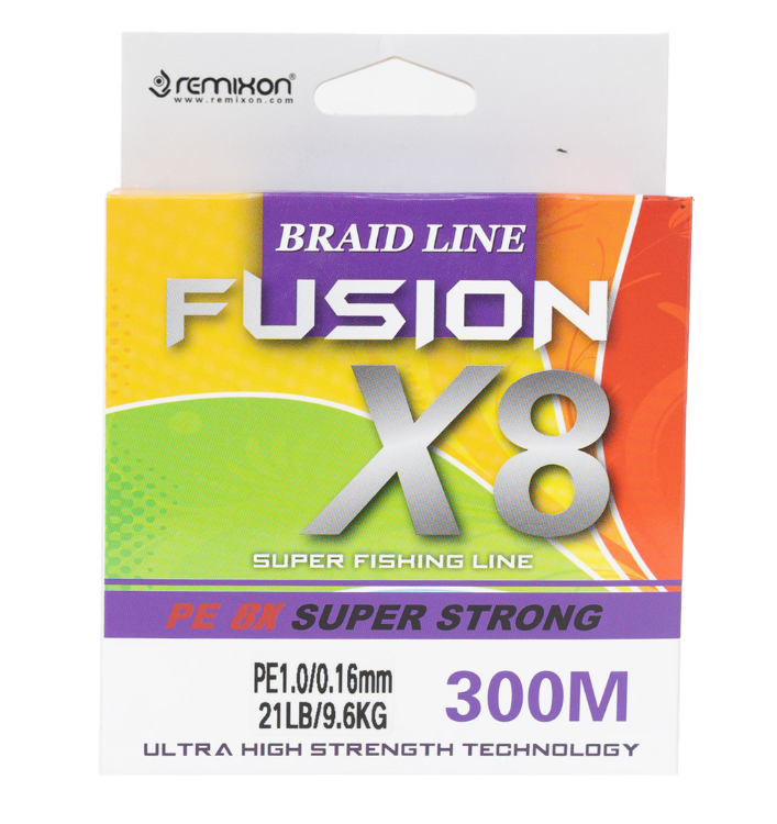 Remixon Fusion 300M X8 0.30mm Multi Color İp Misina