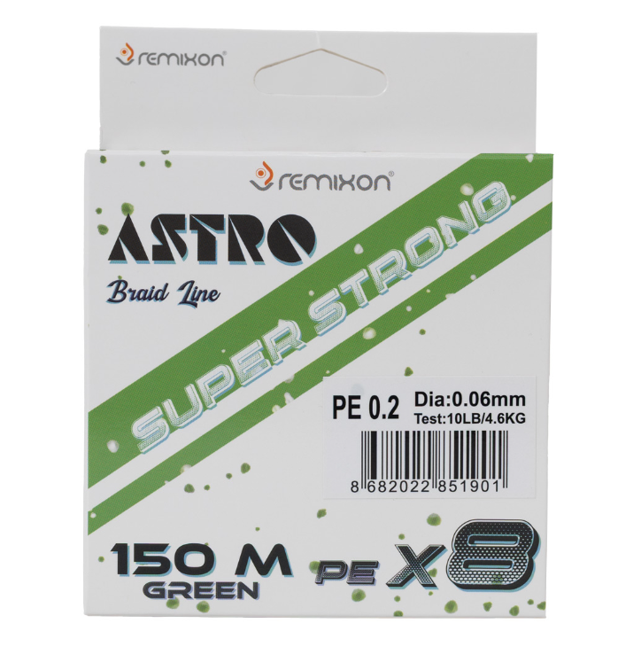 Remixon Astro 8X 0.10mm 150m Green İp Misina