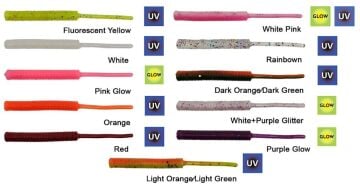 Kendo Fire Worm Lrf Silikonu 5cm 18 Adet