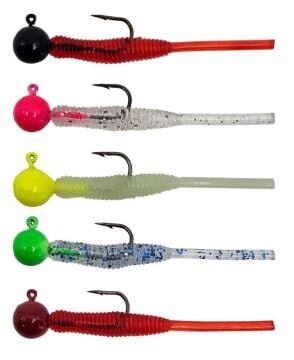 Kendo Hook Worm Jighead+Lrf Silikonu 2gr+4.5cm 5 Adet
