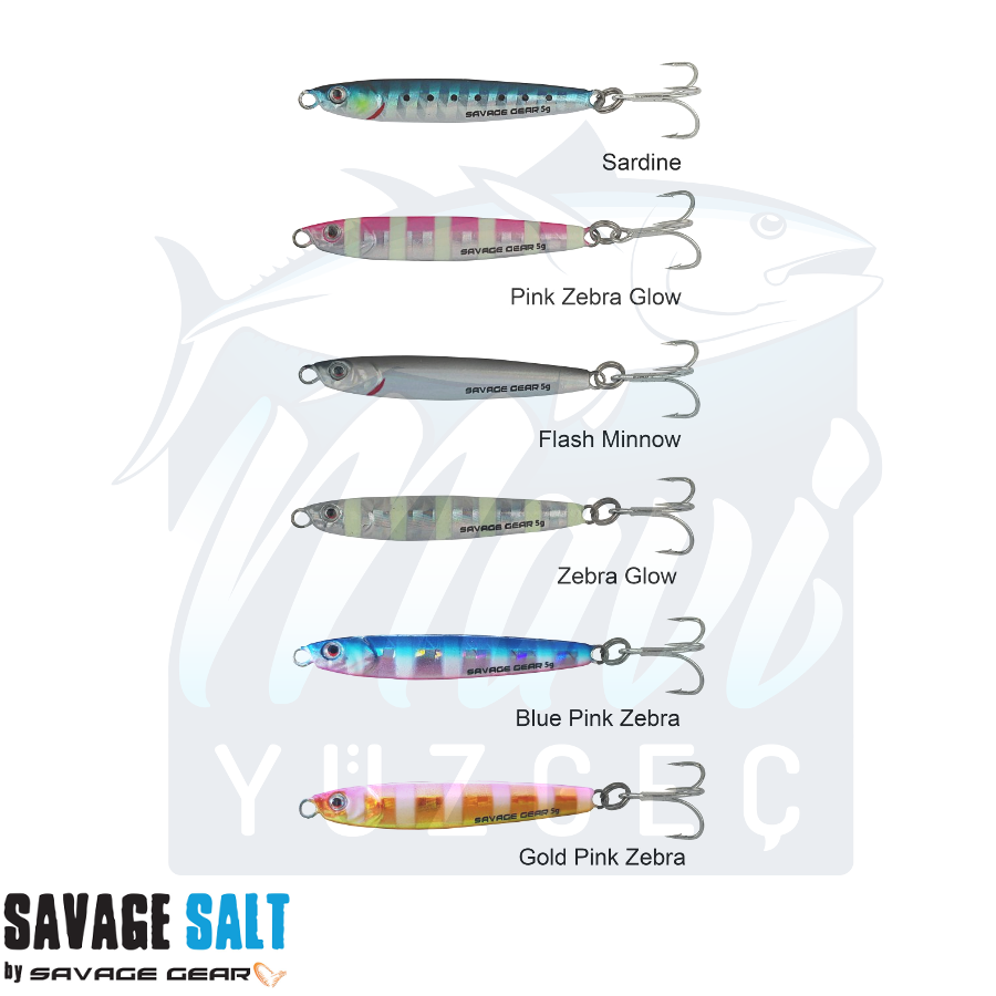Savage Gear 3D Slim Minnow Jig 5gr 4.6cm