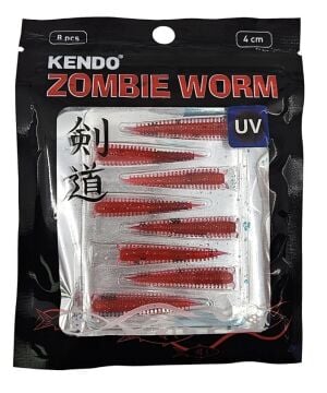Kendo Zombie Worm Lrf Silikonu 4cm 8 Adet