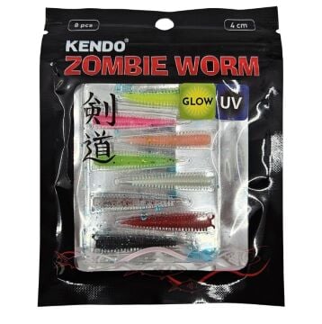 Kendo Zombie Worm Lrf Silikonu 4cm 8 Adet