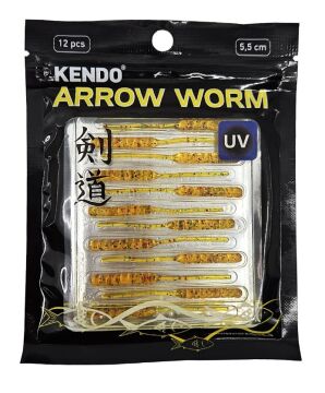 Kendo Arrow Worm Lrf Silikonu 5,5cm 12 Adet