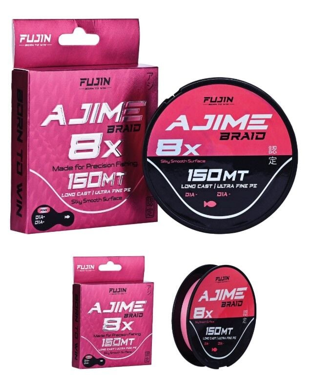 Fujin Ajime Braid 8x 150mt Pink İp