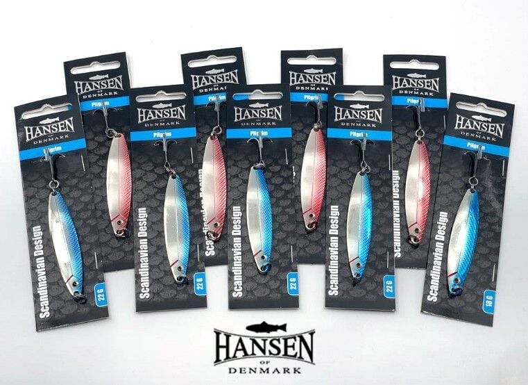 Hansen Pilgrim 8.9cm 28g Silver/Blue Kaşık