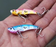 Savage Gear 3D Minnow Vibrasyon Blade 4.5cm 8,5gr Pink Blue Zebra Glow