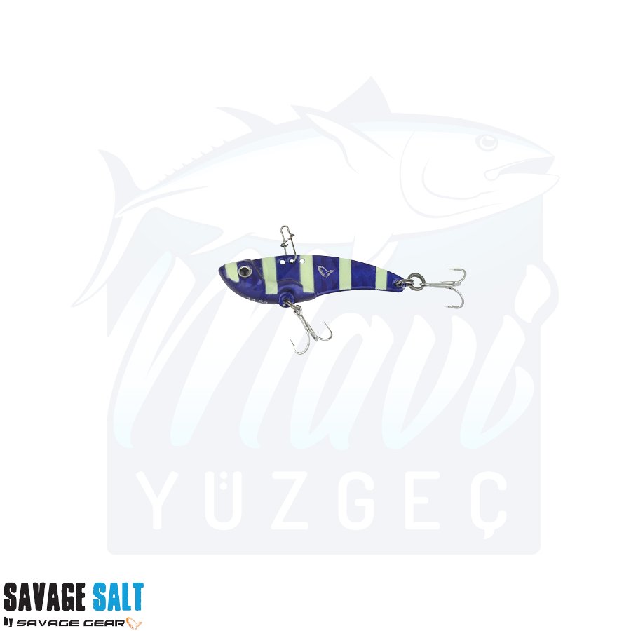 Savage Gear 3D Minnow Vibrasyon Blade 5.5cm 14,5gr Purple Zebra Glow