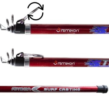 Remixon Strong 3.90m 100-250gr Red Tele Surf Kamış