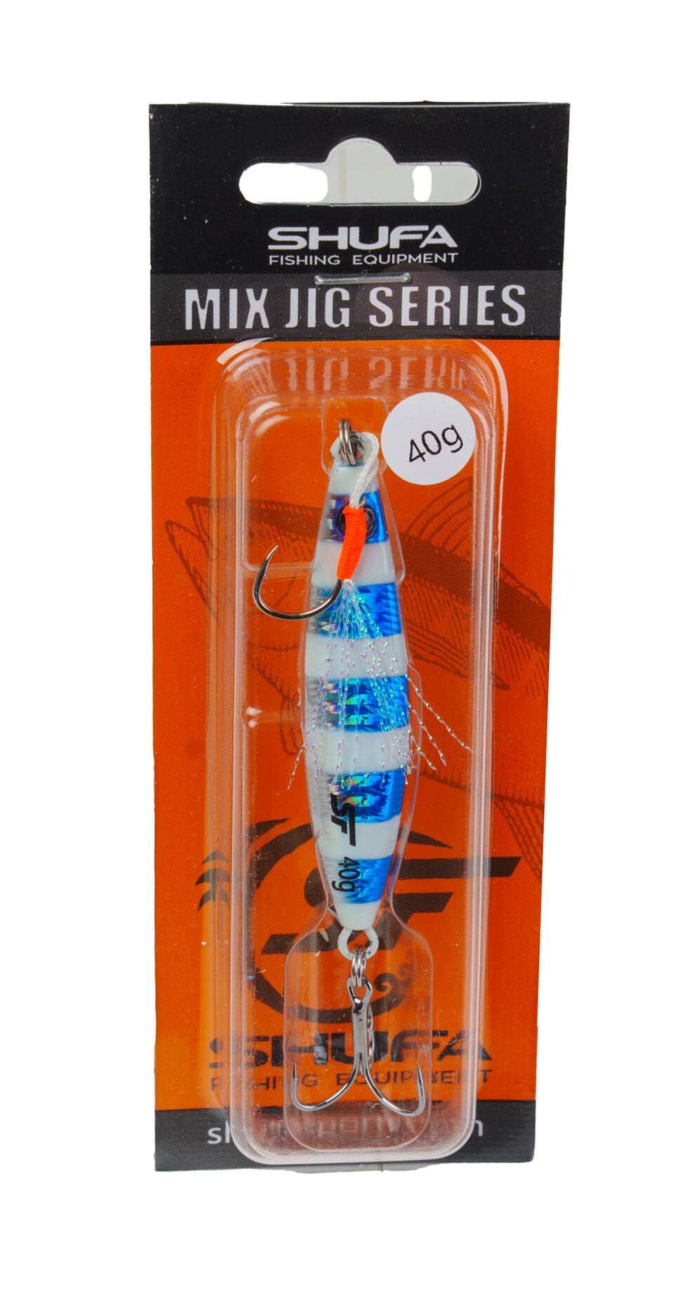 Shufa Jig Series 40 Gr Jig Yem Blue Zebra Glow