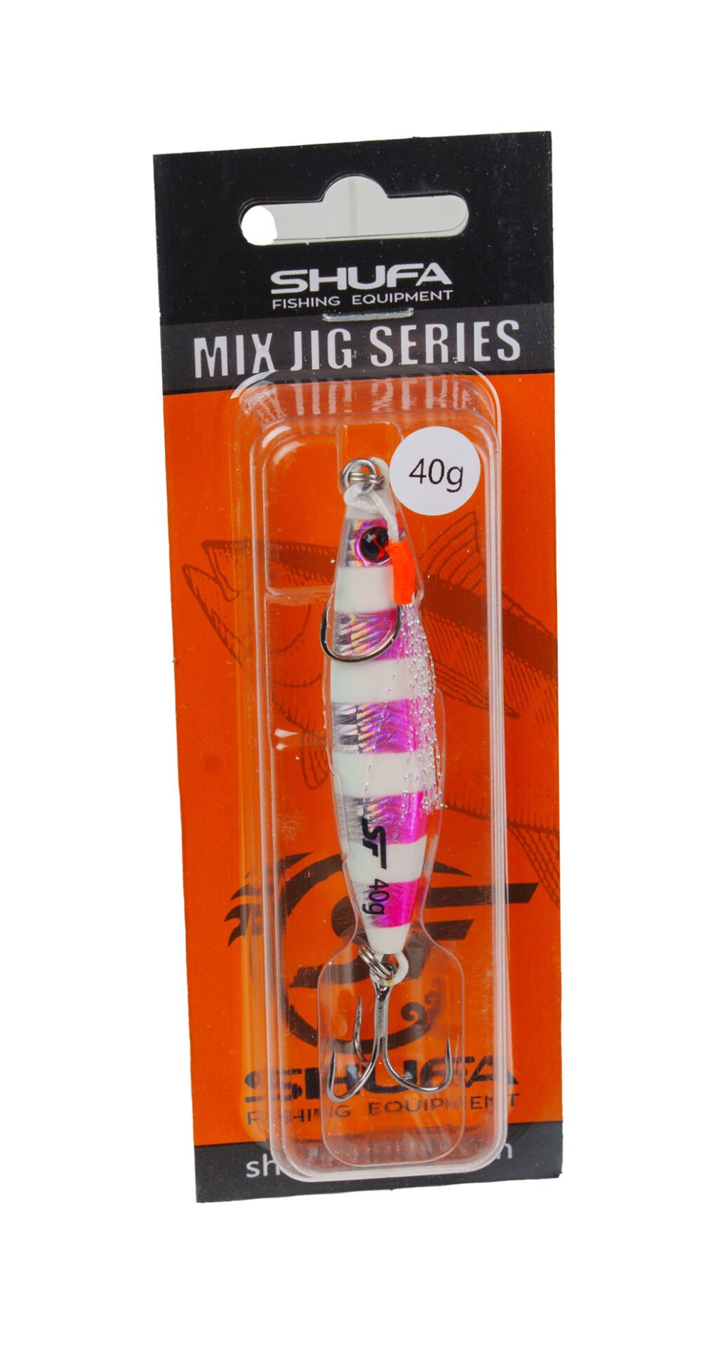 Shufa Jig Series 40 Gr Jig Yem Pink Zebra Glow