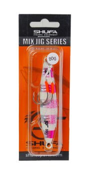 Shufa Jig Series 80 Gr Jig Yem Pink Zebra Glow