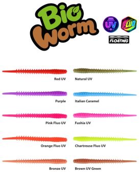 Fujin Bio Worm 6cm Floating Sıvılı Kokulu LRF Silikonu