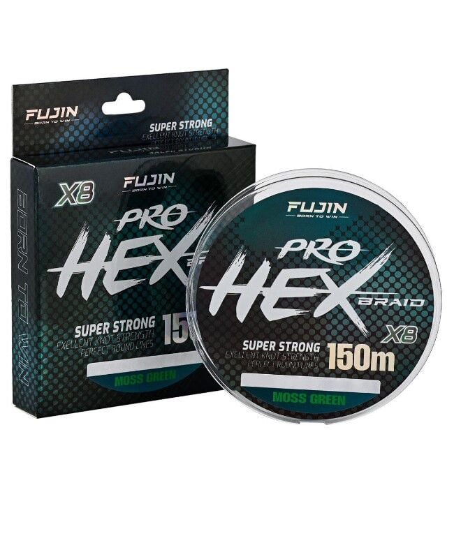 Fujin Pro Hex 8X 150Mt. Moss Green İp Misina