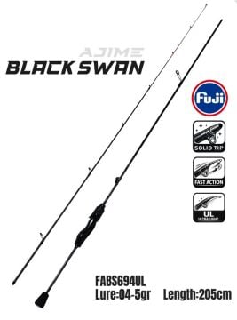 Fujin Ajime Black Swan 205cm 04-5gr Aji LRF Kamışı