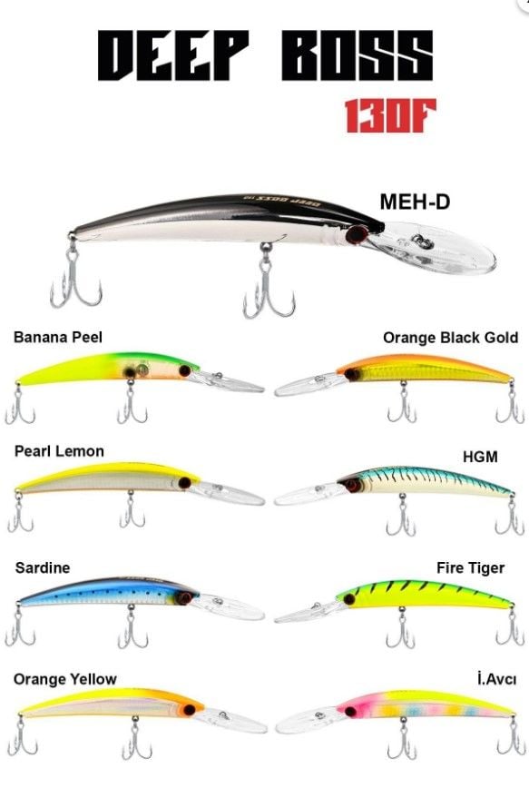 Fujin DeepBoss 130F 24gr Maket Balık