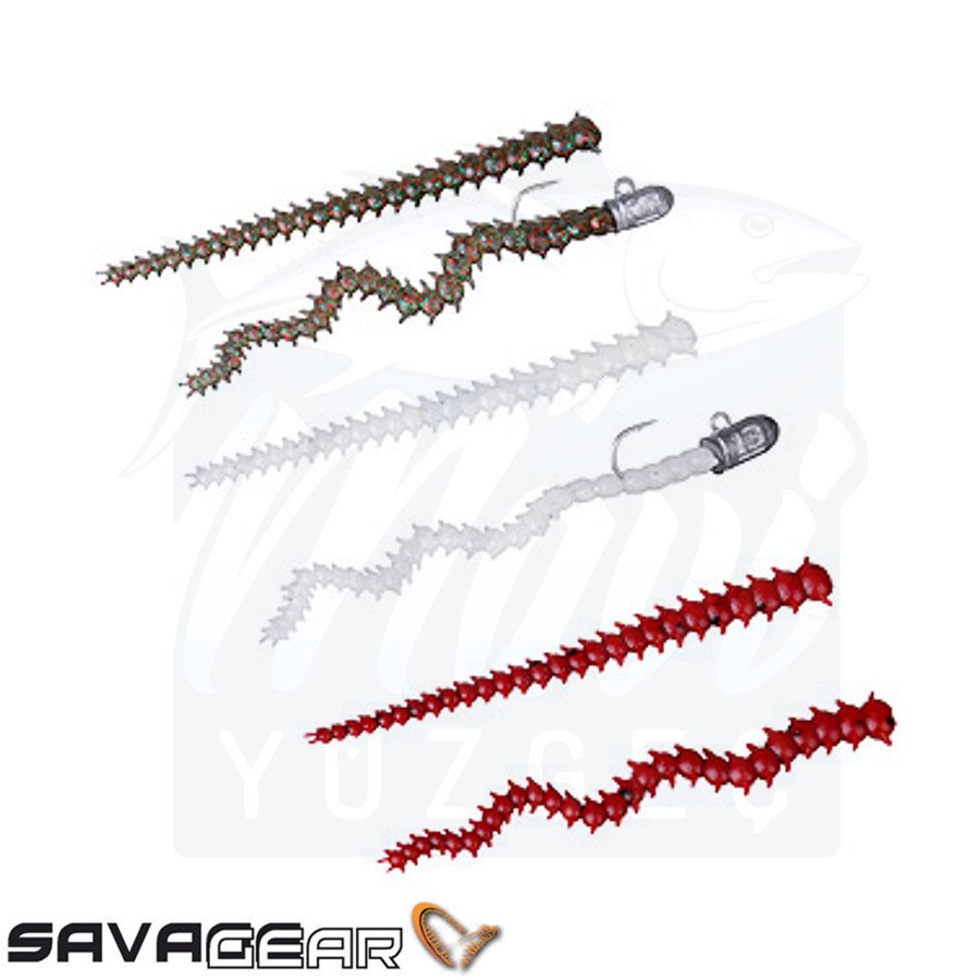 Savage Gear LRF Ragworm Kit 18+2pcs (Red. Brown. Glow)