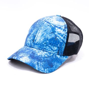 North Cap Unisex Marlin Mania Desenli Mavi Şapka Blue