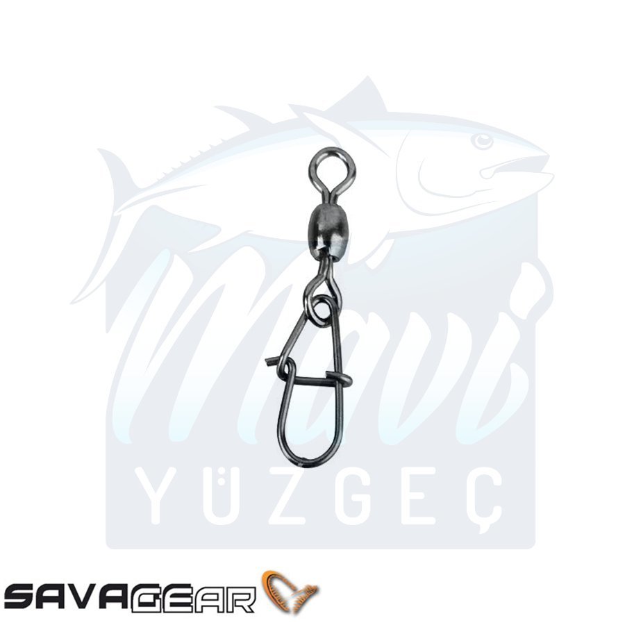 Savage Gear Eggsnap Swivel XS #8 17 Klips kg BLN 10 Adet