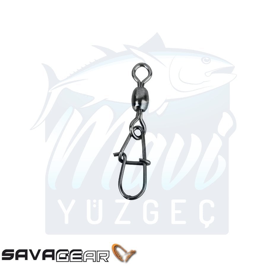 Savage Gear Eggsnap Swivel M #2 Klips 23 kg BLN 10 Adet