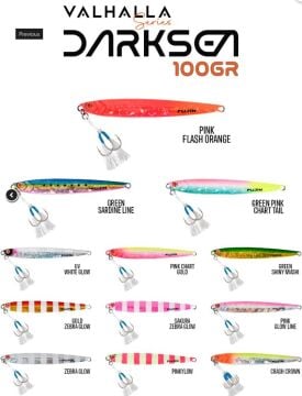 Fujin Valhalla Darksea 100gr Metal Jig Yem