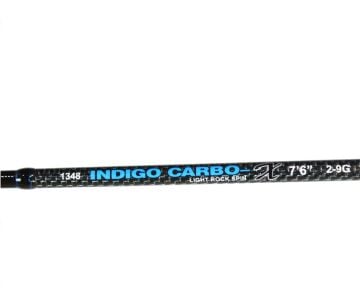 Captain 1348 İndigo Carbo-X 228cm 2 Parça LRF Kamışı 2-9gr Atar