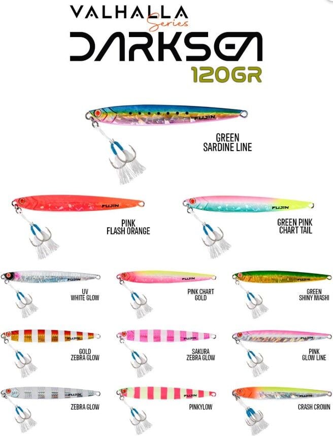 Fujin Valhalla Darksea 120gr Metal Jig Yem