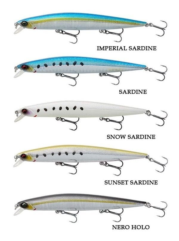 Savage Gear Sea Bass Minnow 14CM 21.7GR S - Mavi Yüzgeç Balık Avı