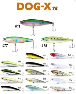 Fujin Dog-X DX-75SW 7.5cm 8.5GR Maket Balık