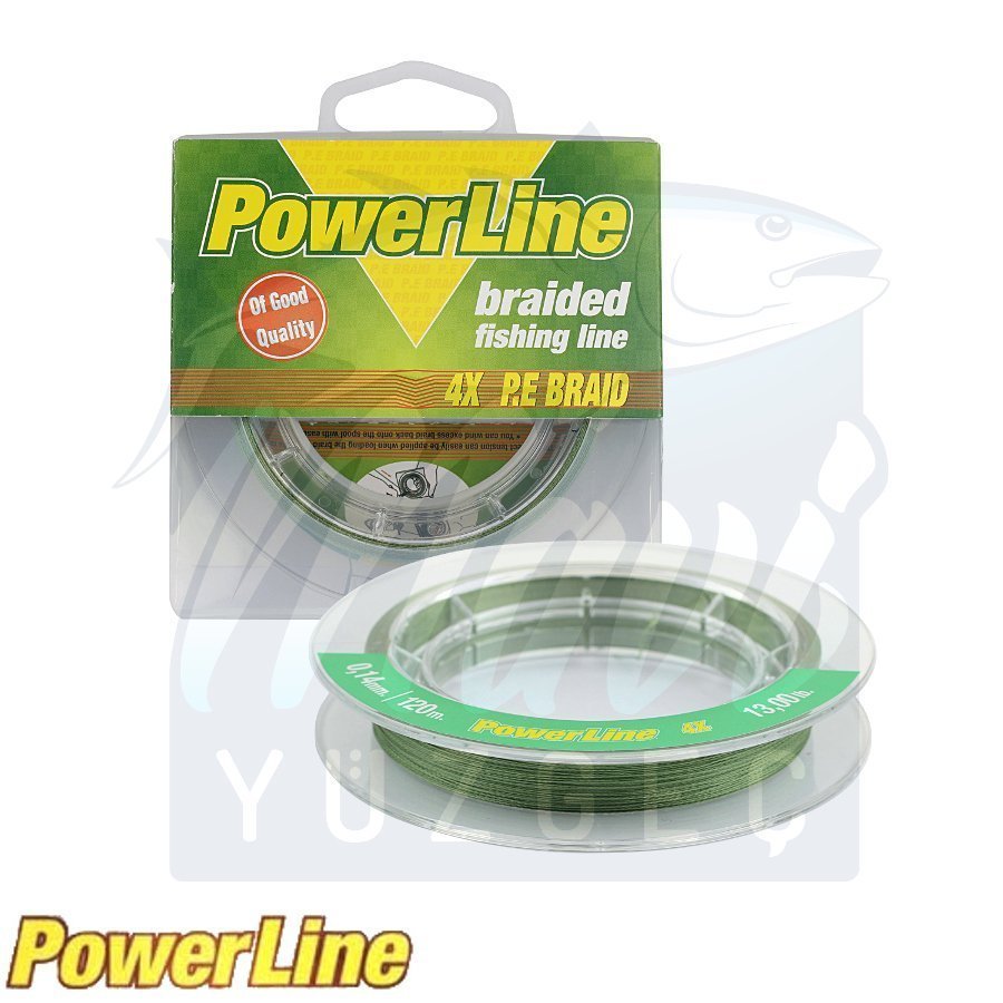 Powerline 250m 4 Örgü İp Misina 0,18mm