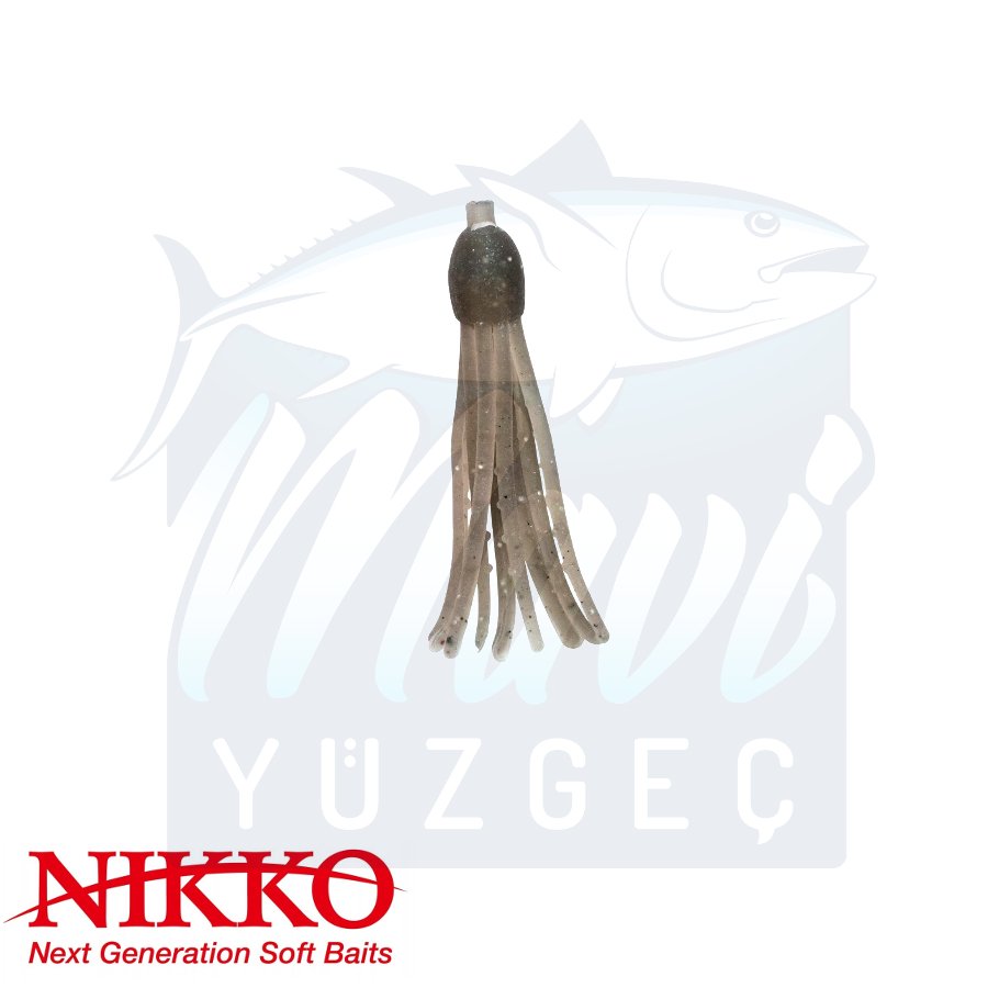 Nikko Octopus 38mm Silikon Yem UV BLACKAURORA486