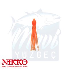 Nikko Octopus 38mm Silikon Yem UV ORANGE 483