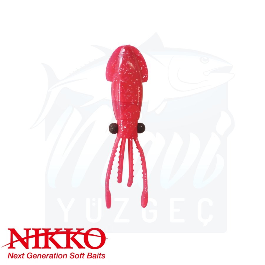 Nikko Dappy Firefly Squid 3'' NIKKO DAPPY FIREFLY SQUID 3'' UV RED 514