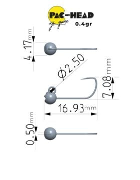 Fujin Pac-Head 10no Aji Game Jighead