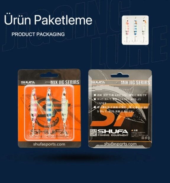 SHUFA MIX JIG SERIES 3 ADET 8 gr