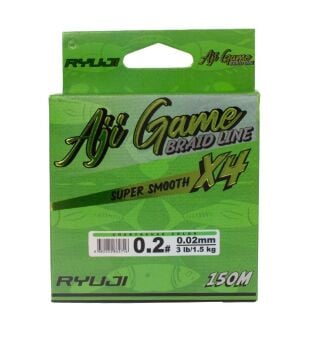 RYUJI AJI GAME 4X,150M 0.05MM CHARTREUSE İP MİSİNA