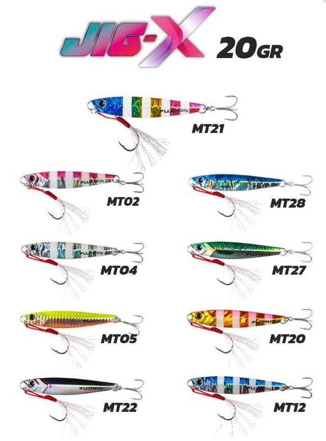 Fujin Jig-X 20gr Light Jigging Jig Yem