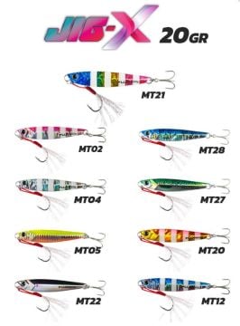 Fujin Jig-X 20gr Light Jigging Jig Yem