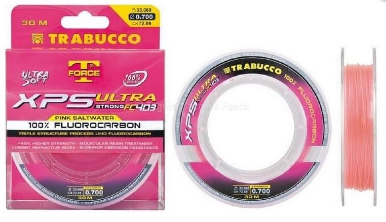 Trabucco T-Force XPS Ultra FC 403 Pink 30mt Lider Misina